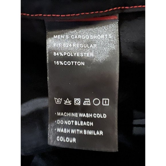 Marwin Sports Motorsport Performance Cargo Shorts 34  7 Pockets Black - Picture 11 of 11